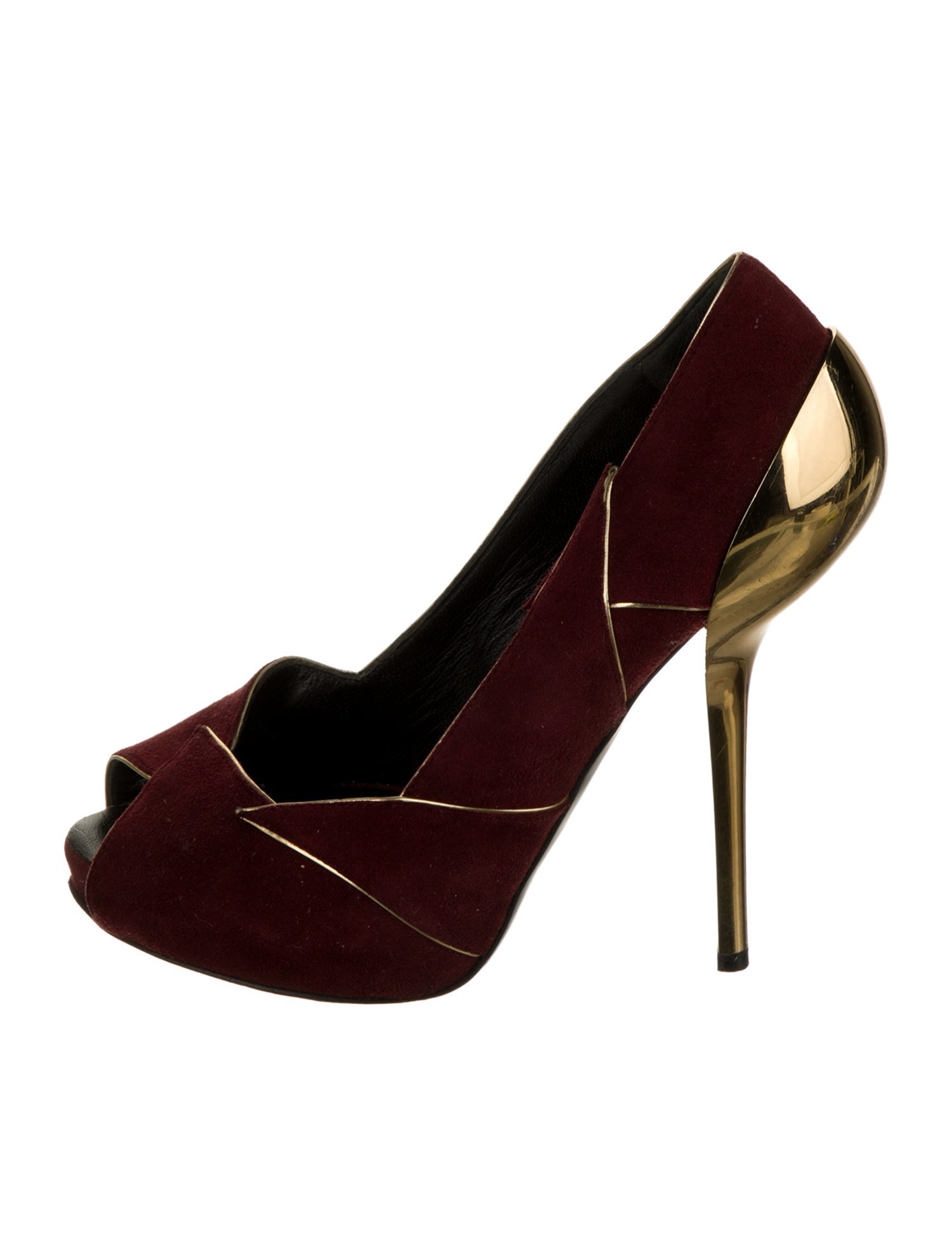 Giuseppe Zanotti Suede Colorblock Pattern Pumps